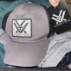 Vortex Gray and Black Mesh Cap
